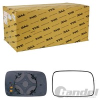 TYC Spiegelglas AsphÄRisch Links Passend FÜR Skoda Felicia VW Polo | 337-0042-1