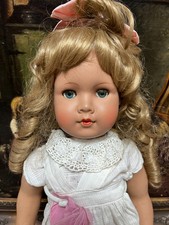 Vintage Sonneberg Puppe 500/8 ca. 1940-1945  Gr. 58 cm  mit Nähmaschine