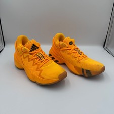 Adidas D.O.N. Issue 2 Crayola Solar Gold Basketball Shoes Youth Size 4