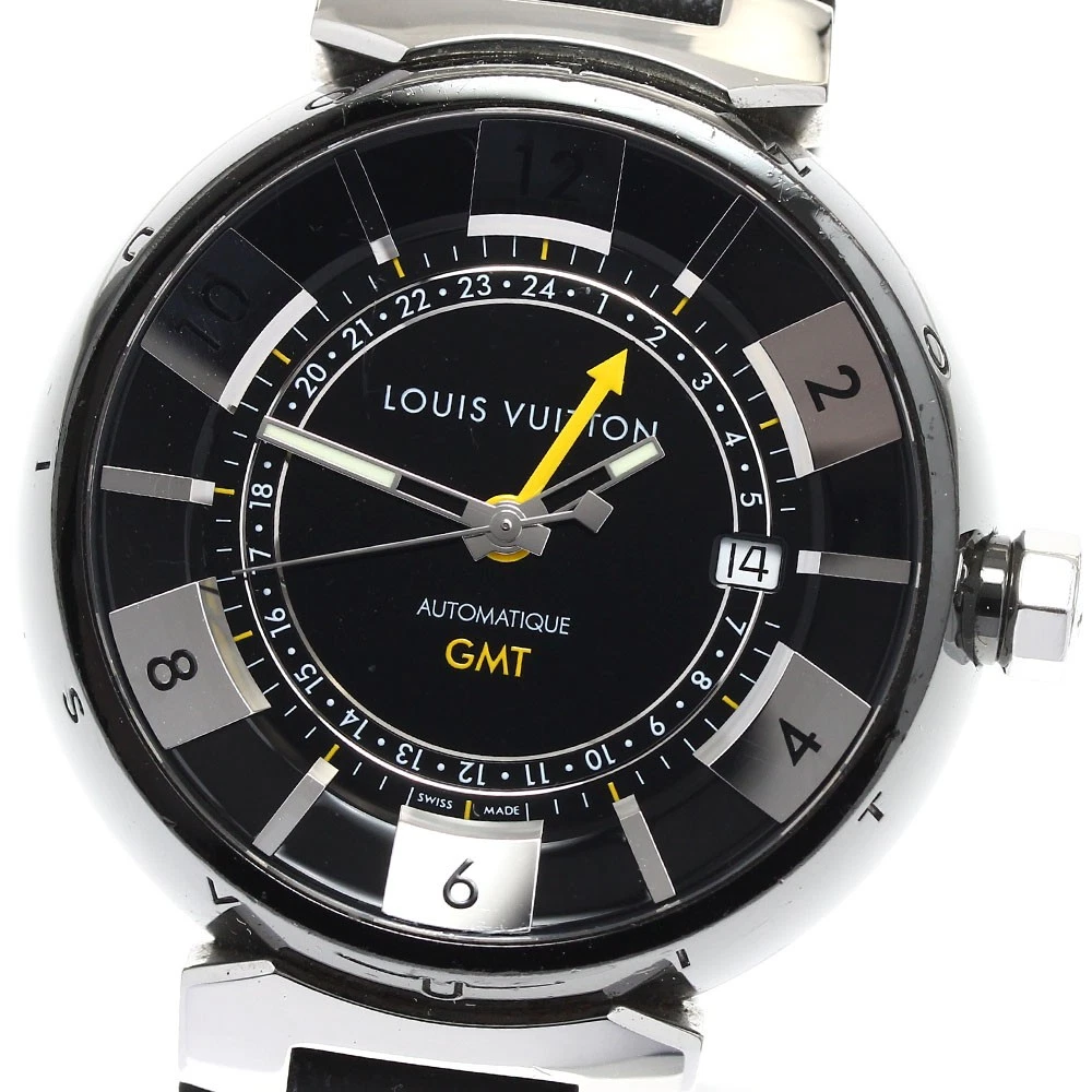 LOUIS VUITTON（LV） Orologio Uomo Automatico LOUIS VUITTON Tambour Nero Q113I GMT Quadrante Nero_888865