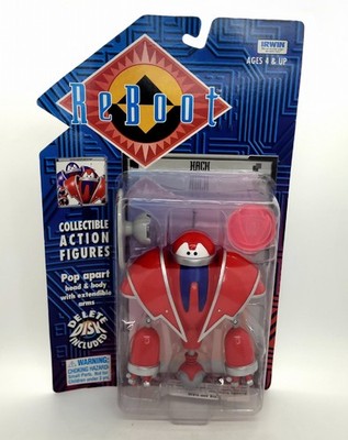 ReBoot Pop Apart Hack 5'' Figure Sealed Vintage Irwin Toys Mainframe 1995