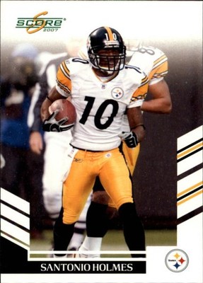 2007 Score Football Card #207 Santonio Holmes
