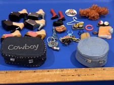 Bratz & Bratz Mini Accessories Shoes other doll items some TLC Hat Box Suitcase