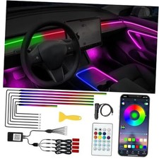 Acrylic Interior Car LED Lights with Remote and Wireless APP 10 in 10 IN 1