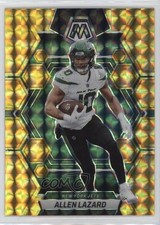 2023 Panini Mosaic Reactive Yellow Mosaic Prizm Allen Lazard #76 00dh