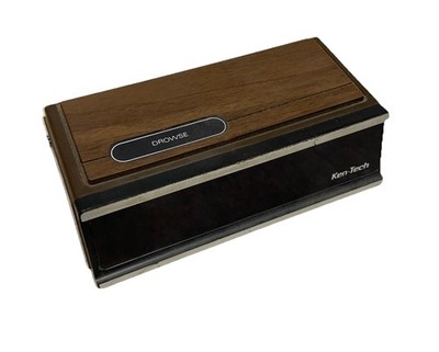 Ken-Tech Vintage Digital Alarm Clock Wood Grain Model T-2096A Tested Working