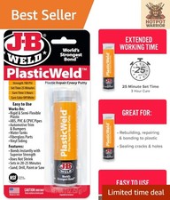 2 oz Waterproof PlasticWeld Epoxy Putty - Quick Set for Automotive  Marine