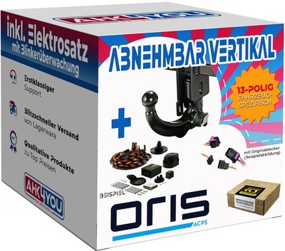 ORIS AHK für Mitsubishi Eclipse Cross 17-21 vert. abnehmbar + 13-pol ECS ES SPEZ