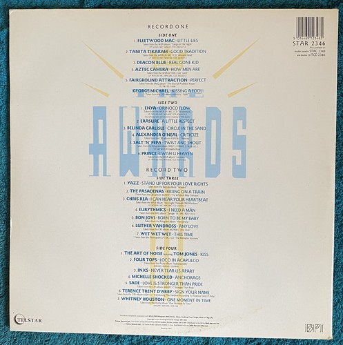 The Awards 1989/Prince/George Michael/Chris Rea/Whitney Houston/Bon Jovi NM/EX - Bild 2 von 7