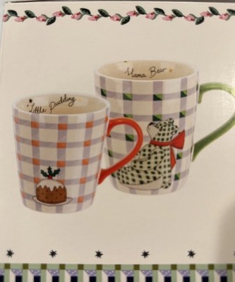 Cath Kidston Christmas Set of 2 Mugs Stanley Bear & Mini Stanley Pudding |  eBay