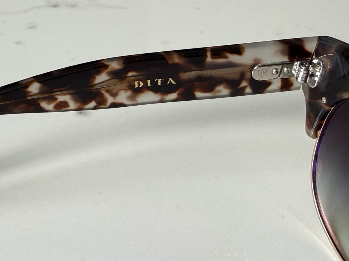 DITA Sunglasses Liberty Tortoise Gold Violet Mirror 22026-C  display picture 2