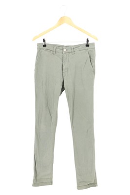 NN07 Herren Stoffhose Grün W32/48/M Casual Chino Baumwolle Hose