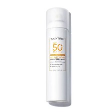 SKINTIFIC All Day Light Sunscreen Mist SPF50 PA   Invisible Face Spray 120ml