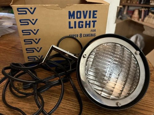 Movie Light For Super 8 Cameras Works