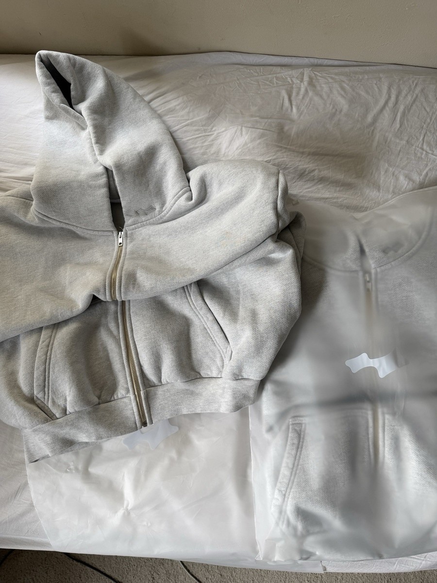 トップス S SKYLRK ZIP HOODIE HAILEY GREY Justin Bieber Skylrk Hailey Bieber Grey (SOLD OUT) Hoodie SIZE