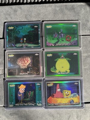 Spongebob Lot ( 1x/199, 4x Refractor, 7x Base)