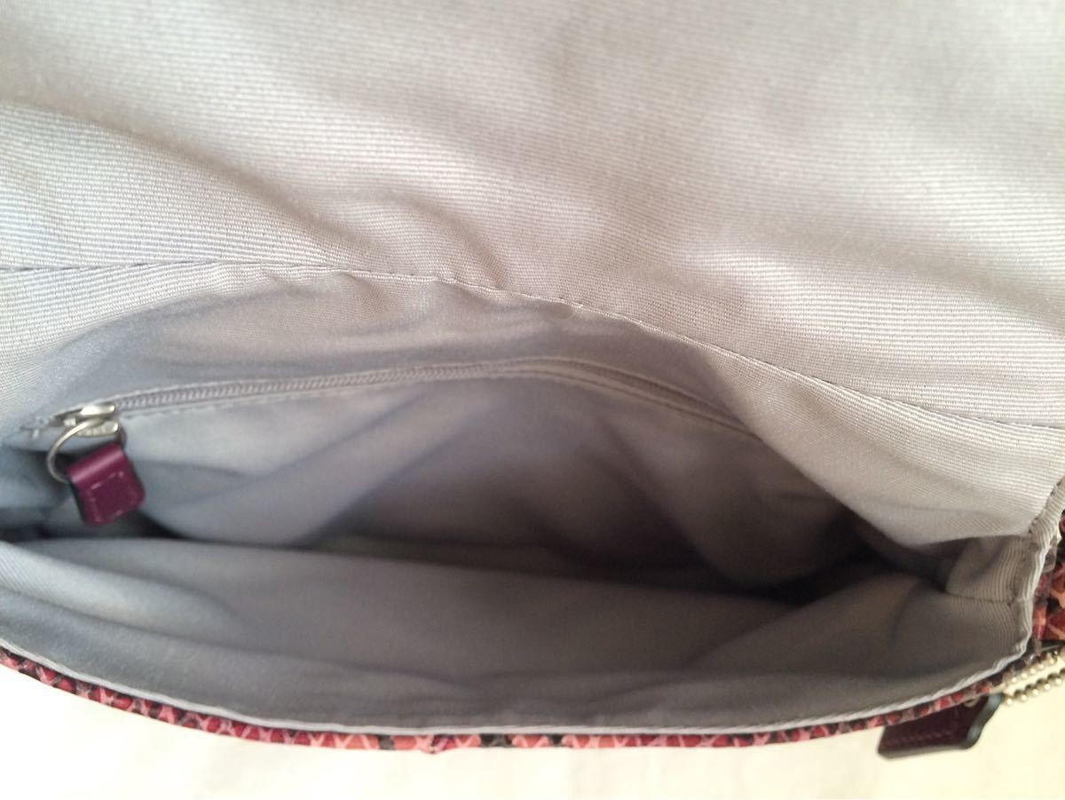 COACH Python Pattern Embossed Shoulder Bag - image 4