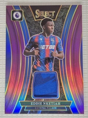 2024-25 Panini Select PL - Eddie Ketiah Crystal Palace - Purple Patch /49
