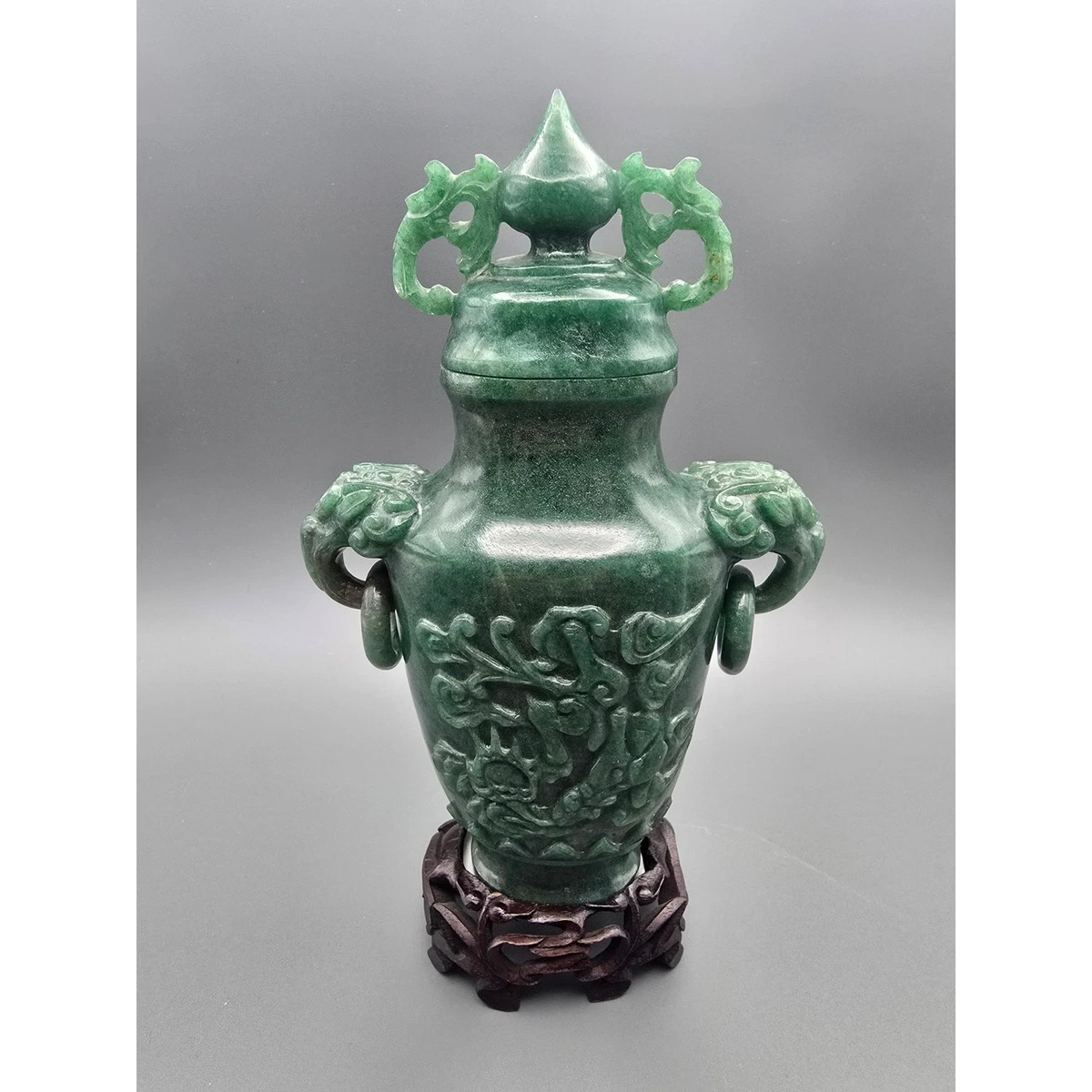 绿色中国古董花瓶| eBay