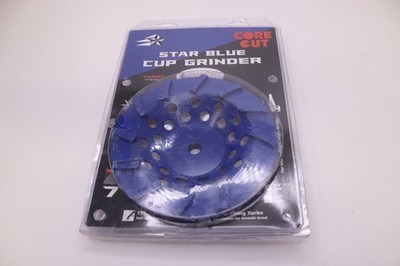 Core Cut Star Cup Grinder Spiral Blue 7'' x 5/8''-11 90193