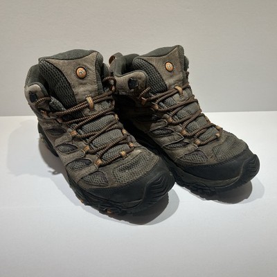 Merrell Moab Men s Size 12 Hiking Boots   Vibram Sole   Brown/Grey   J035791