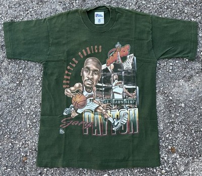 Vintage 90s Seattle Supersonics Gary Payton Size Youth XL Pro Player Tag