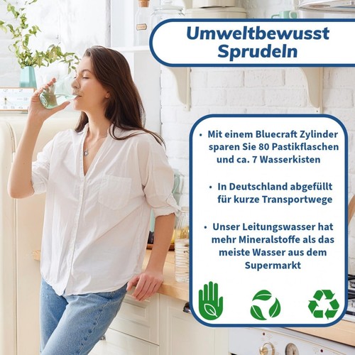 CO2-Kartusche Soda 425g Kohlensäure Zylinder für bis zu 60 Liter Sprudel Wasser - Bild 4 von 5