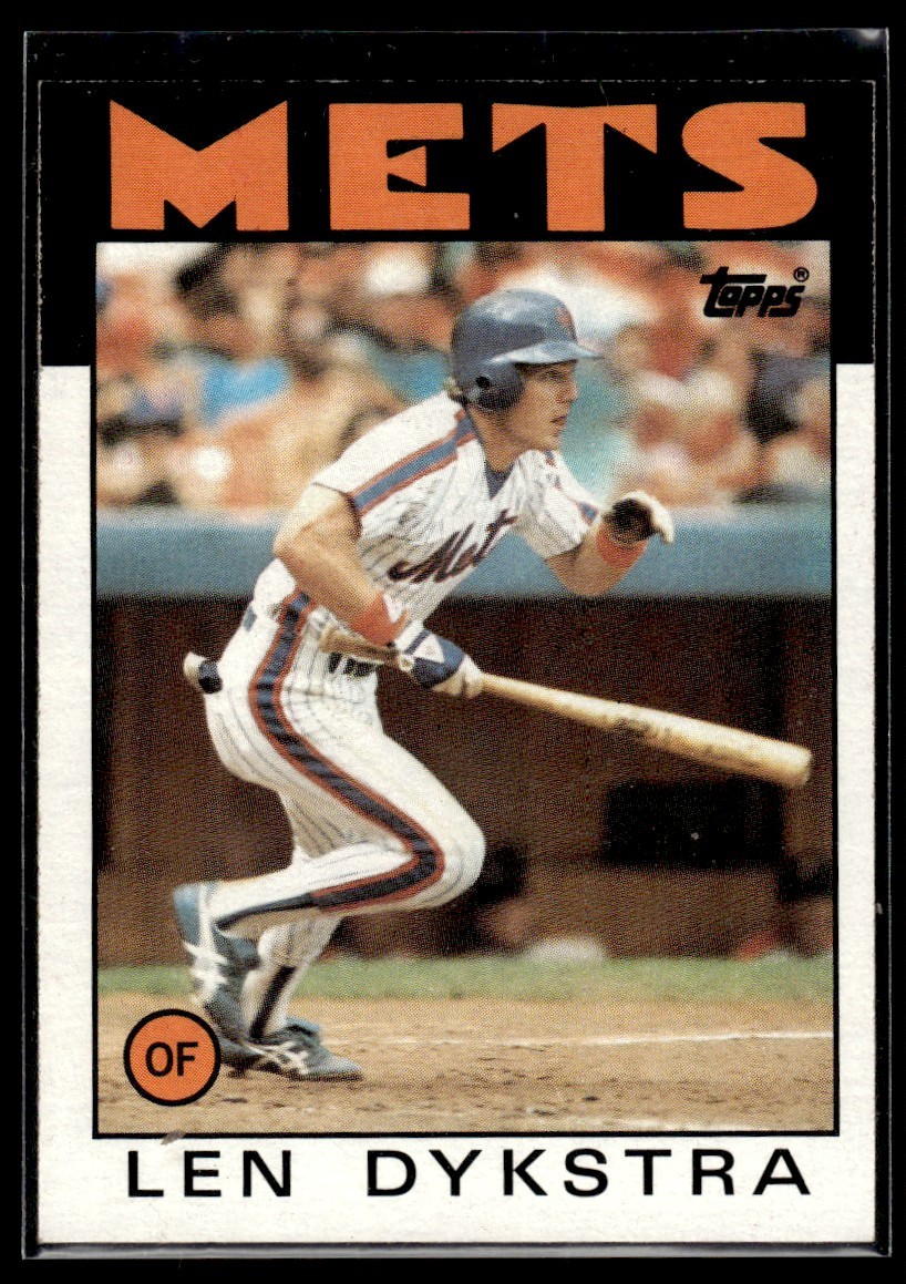 1986 Topps Lenny Dykstra New York Mets #53