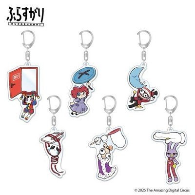 The Amazing Digital Circus TADC Trading acrylic Keychain BOX case of 6 Jax Pomni