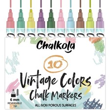 Liquid Chalk Markers for Chalkboard, Blackboard, Window, Bistro, Car Glass, B...