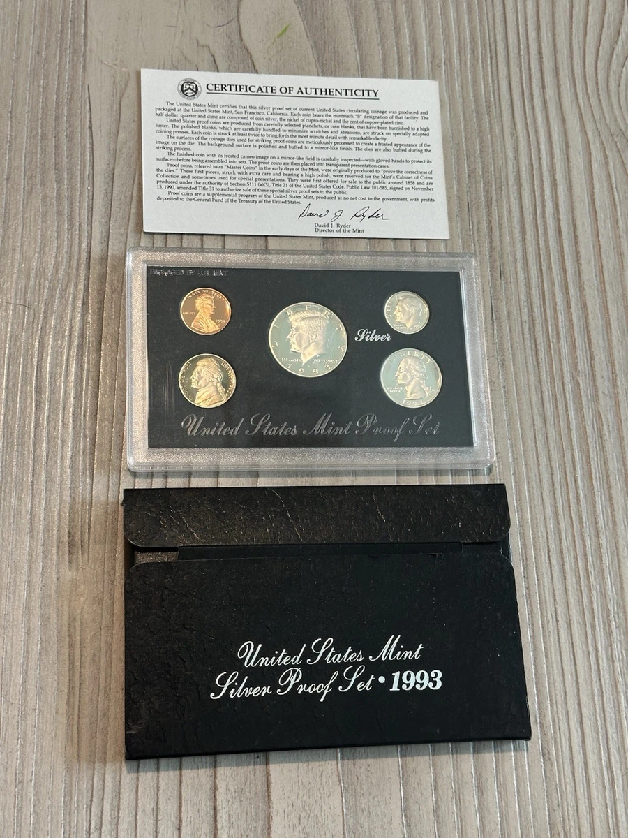 Silver Proof US Coin Proof Sets 1993 for sale | eBay