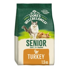 1.5kg James Wellbeloved Complete Dry Adult Senior Kitten Cat Food Pouches 13.33 per kilo