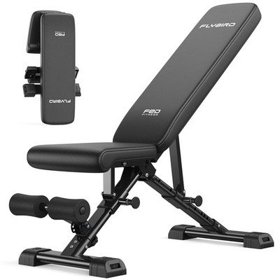 FLYBIRD WB5 Adjustable Weight Bench 800lb Foldable Incline Home Gym Workout