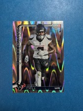 Topps Chrome 2025 Tank Dell #123 Houston Texans Ray Wave Parallel