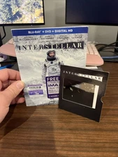 Interstellar (Blu-ray/DVD) WITH 70MM FILM CELL FROM IMAX Bookshelf Scene!