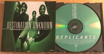Replicants 'Destination Unknown' CD Promo Demo Single 1995 US Zoo Ent. ZP17191-2