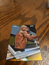 2017 Topps Chrome UFC Gold Refractor Parallel Card #13/50 Wilson Reis #48