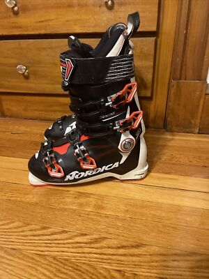 Nordica SpeedMachine 120 Ski Boots Size 27-27.5 InfraRed - Red