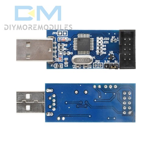 ATMEGA16 Minimum AVR System Board ATmega32 + USB ISP USBASP Programmer Cable - Picture 12 of 30