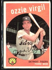 1959 Topps - white back #203 Ozzie Virgil
