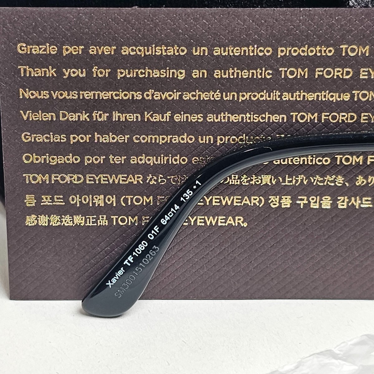 Tom Ford Sunglasses Xavier Black Yellow Large Pilot FT1060 TF 1060