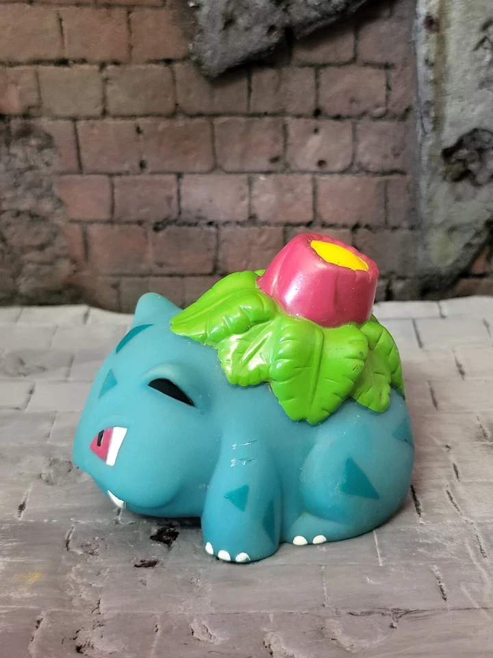 Figura de juguete Pokémon Applause Ivysaur 1998 de colección baño Squirter juguete Foto 2 de 4