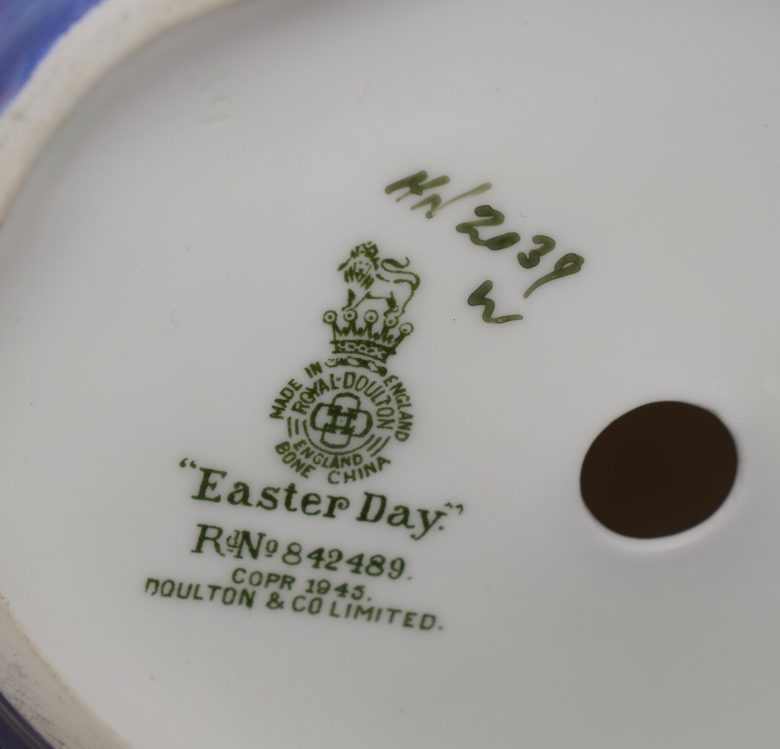 Royal Doulton Easter Day Multicolor England Fine Bone China Figurine HN2039 ~CCM