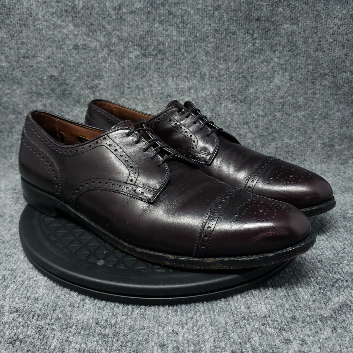 Allen Edmonds Sanford Shoes Men 13 AA Red Leather Oxford
