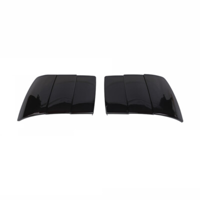 2X Smoked Black Tail Light Lamp Cover Guard Trim Kit for Ford