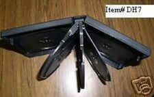 1 NEW HIGH QUALITY 27mm 7- DISC DVD CASE, BLACK, DH7