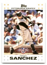 Freddy Sanchez 2007 Topps Opening Day #55 Pittsburgh Pirates BASEBALL