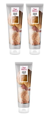 Wella Color frische semipermanente Haarmaske 150ml - Karamellglasur 3er Pack