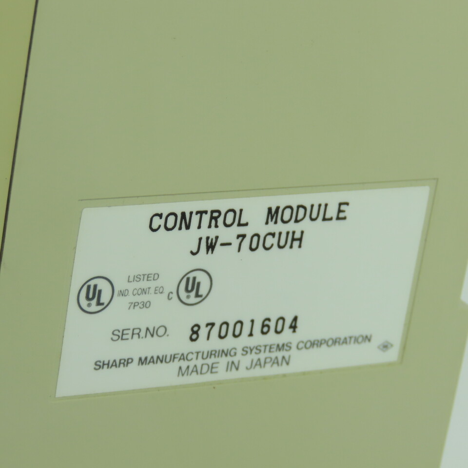 Sharp JW-70CUH Analog Control Module | eBay