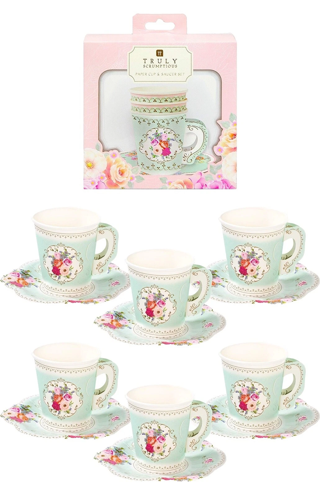 Té de la tarde Floral de Fiesta Vajilla & serveware